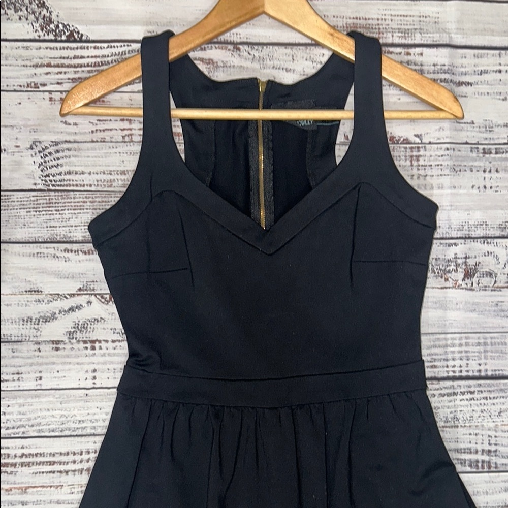 Cynthia Rowley Black Sleeveless V-Neck Mini Dress Sz. S‎